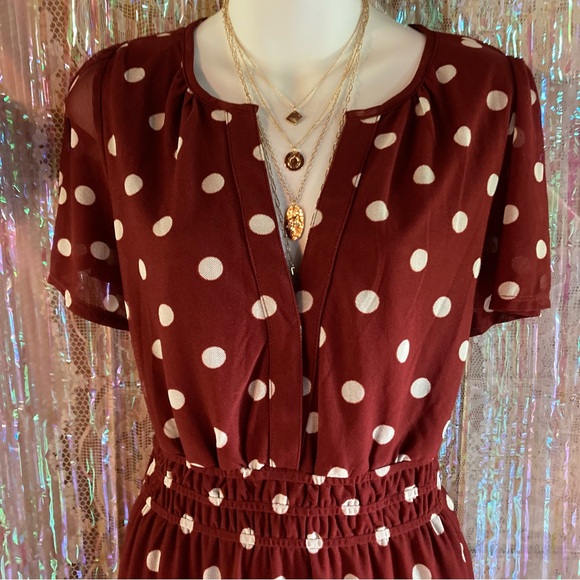 Red Polka Dot Dress - Picture 2 of 8